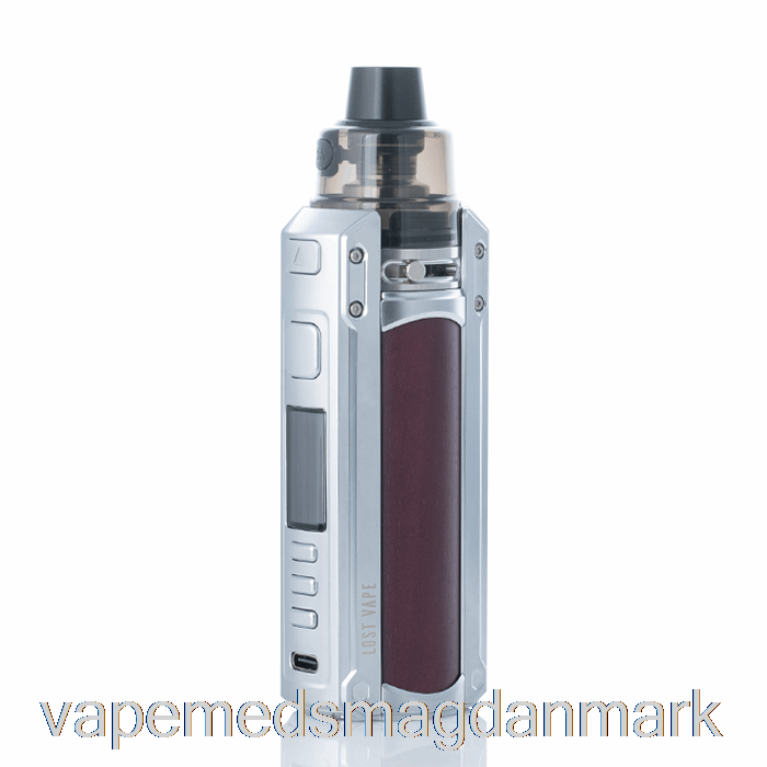 Engangs Vape Danmark Lost Vape Ursa Quest 100w Pod Mod Kit Rustfrit / Lilla Hjerte Træ